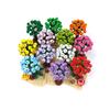 Assemble small pellet flower ball tree house wedding city street scene hydrangea building block toy