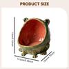 Ceramic Frog Candy Jar Sculpture Decorative Versatile Jewelry Tray Server for TV Cabinet