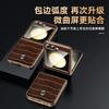 Z Flip 6 Leather Case Crocodile Electroplated Shockproof Protective Cover Foldable Phone