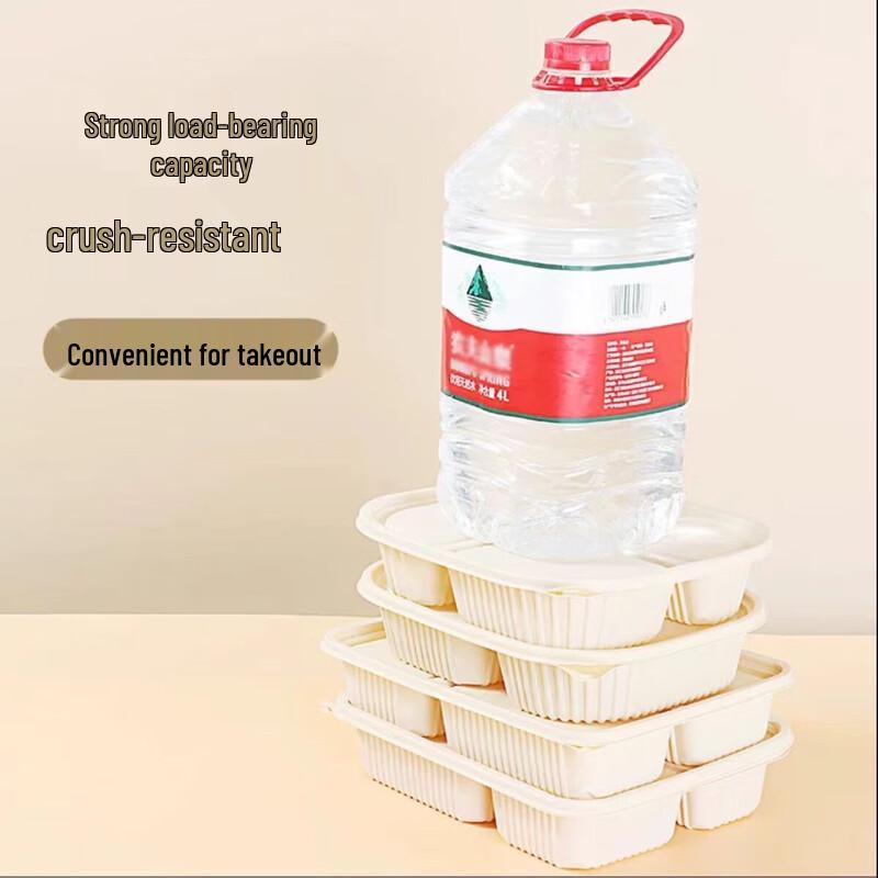 Yushou Linglu Biodegradable 5-Compartment Takeout Box