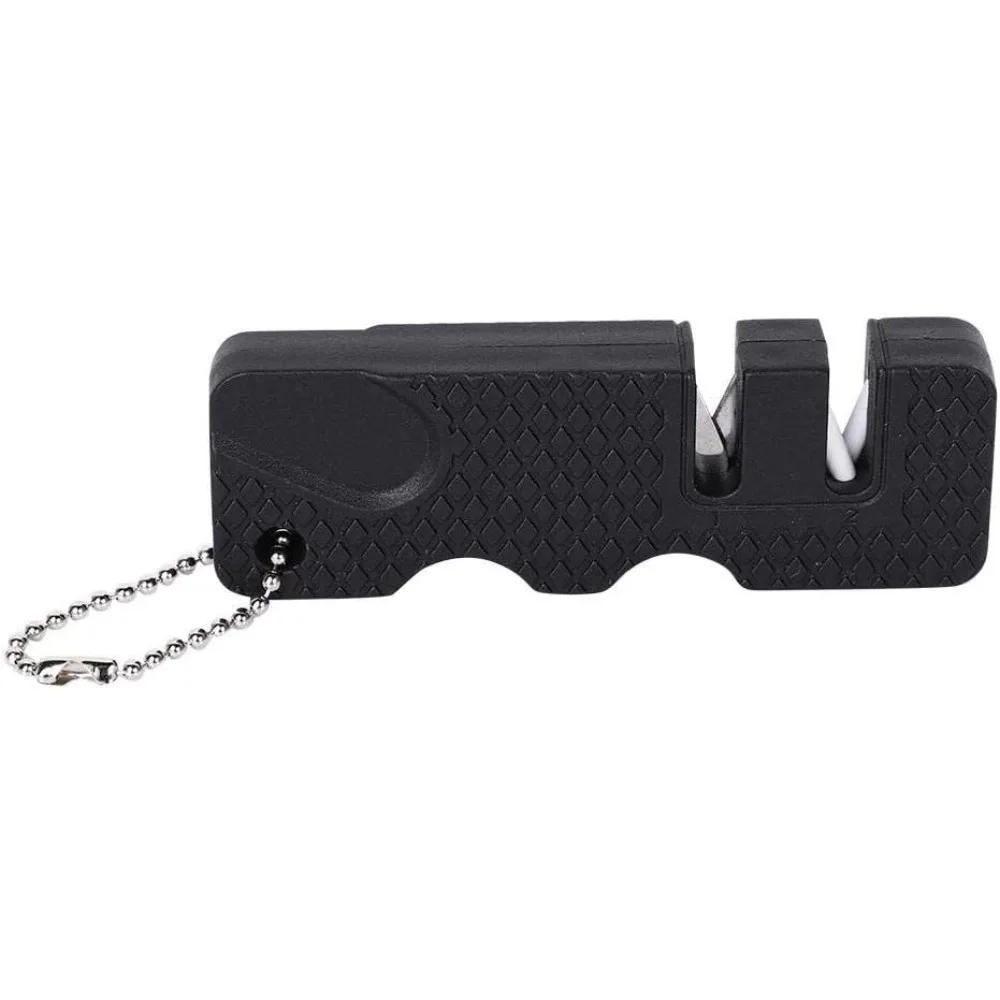 

Мини точилка для ножей, карманный точильный камень, портативная многофункциональная точилка, инструмент для заточки ножей для кемпинга, кухонная утварь one size