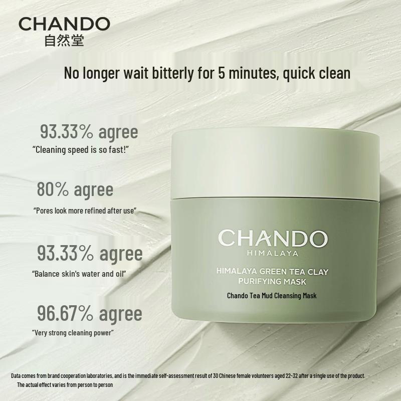 CHANDO Himalayan Tea Mud Cleansing Mask 100g