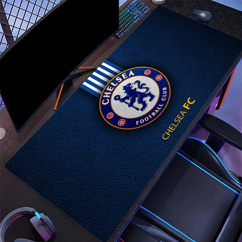 Chelsea Mouse Pad, Large Gaming Desk Mat, Non-slip XXL Mousepad for Laptop & Tablet, Mini PC Playmat with Stitched Edges