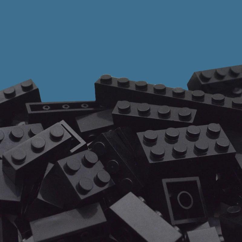 104Pcs Mixed Thick Figure Building Blocks 12 Size 16 Colors MOC Bricks Creative Toys for Children 6-12y