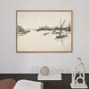 Vintage Rustic Tree Sketch Drawing Art Prints Farmhouse Country Painting Wall Art Canvas Pictures Botanical Poster Home Decor