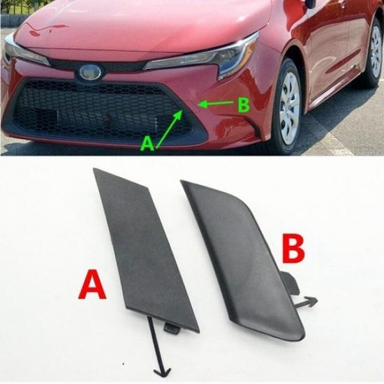 Front Bumper Tow Eye Hook Cover Molding Trim For Toyota Corolla LE XLE