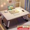 Foldable Laptop Bedside Table - Adjustable Study Desk for Bedroom or Bay Window