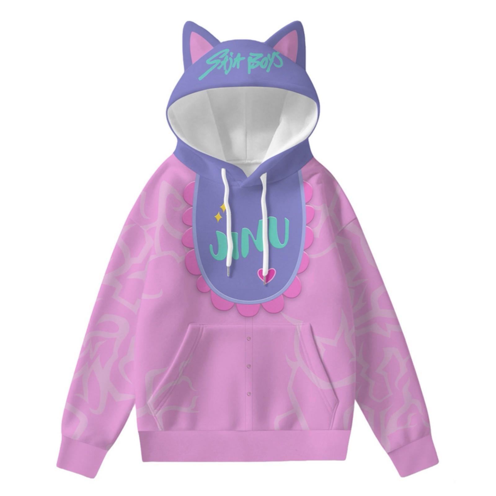 

Горячий костюм персонажа аниме и драмы для взрослых - Толстовка с капюшоном с ушками для аниме, Толстовка-пуловер с дизайном в стиле аниме. Такой же, как тот. 3L