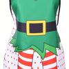 Verstellbare Design-Küchenschürze Lebkuchenmann Kochschürze Weihnachtsschürze Weihnachtsfeier