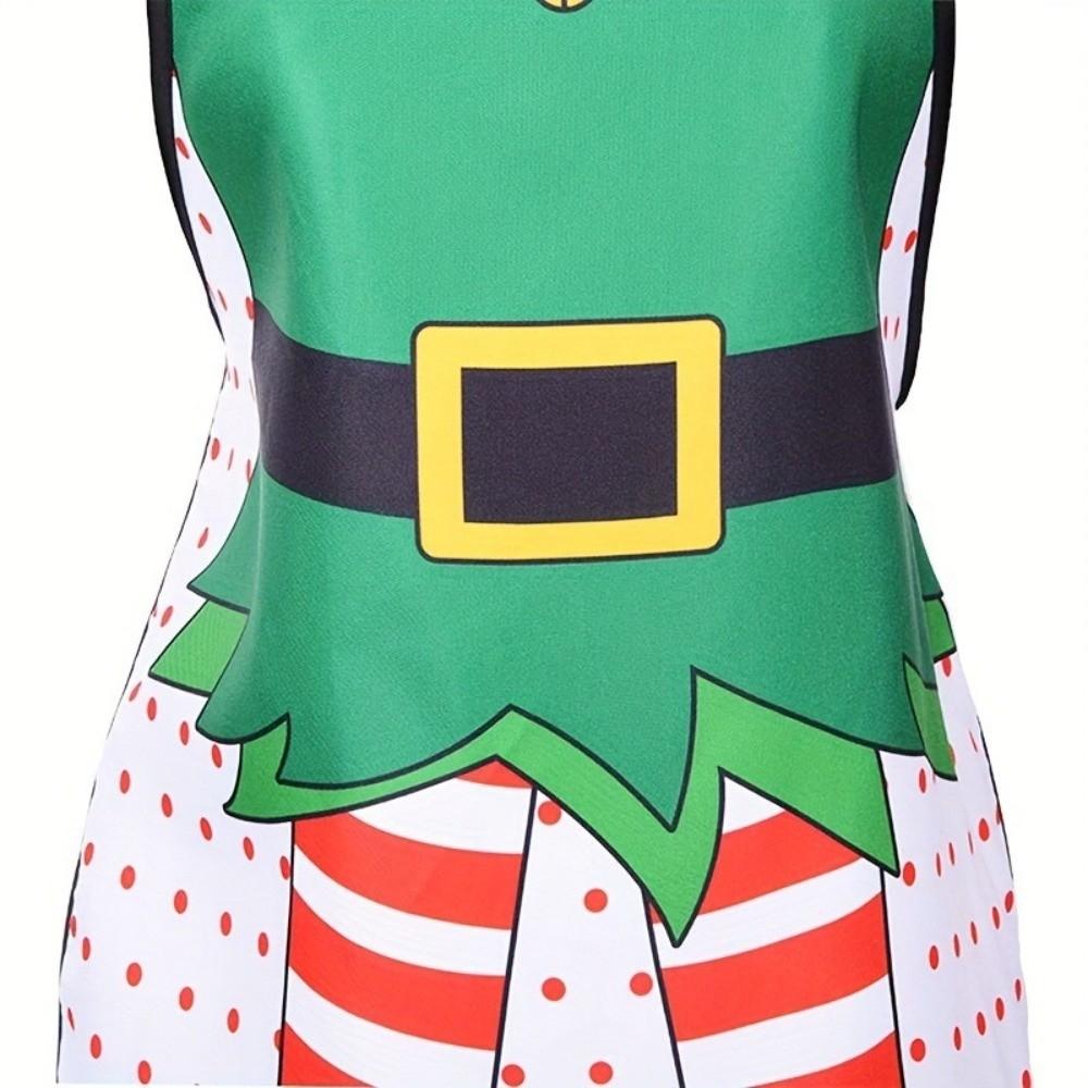 Verstellbare Design-Küchenschürze Lebkuchenmann Kochschürze Weihnachtsschürze Weihnachtsfeier