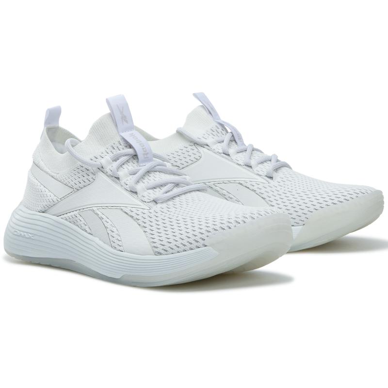 Reebok Dmx Comfort Low Top Running Shoes Unisex White Sneakers 100242384