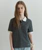 Yeoppe Button Stripe T-Shirt_Navy
