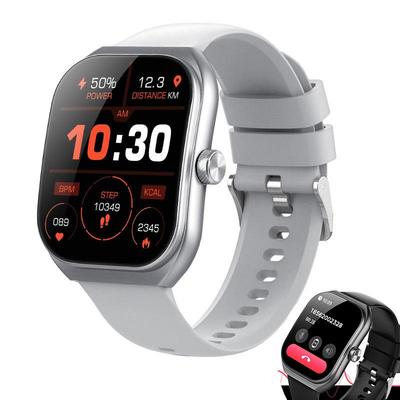 Smartwatch con schermo curvo 2024: Chiamata Bluetooth, Impermeabile IP68, Monitoraggio Frequenza Cardiaca e Ossigeno nel Sangue.