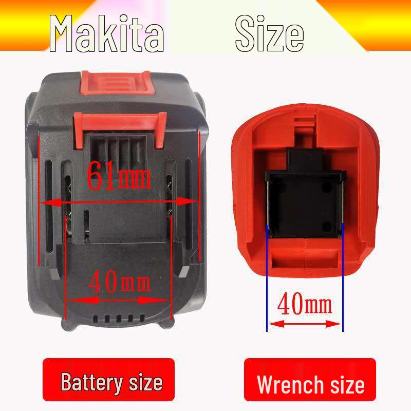 High-Power Electric Impact Wrench & Drill with Universal Battery Compatibility
