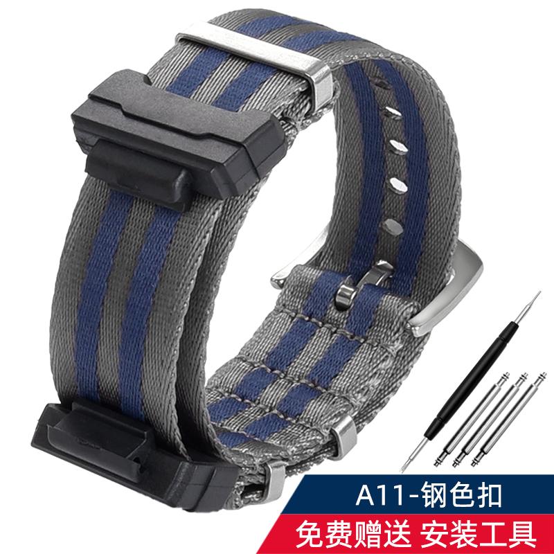 16mm Adapter+ Conversion Nylon Strap For Casio Gshock GA120 GA100 5600 GWM5610 DW6600 Watchband Accessories
