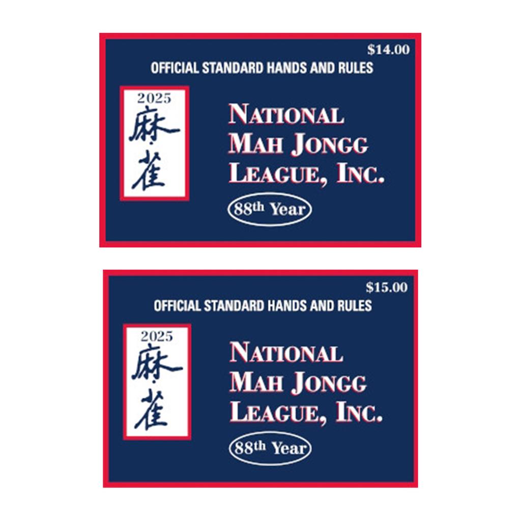 Carte Mahjong 2025, Carte Mahjong Mani e regole ufficiali standard Carte Mahjong 2023 Segnapunti Mahjong a caratteri grandi