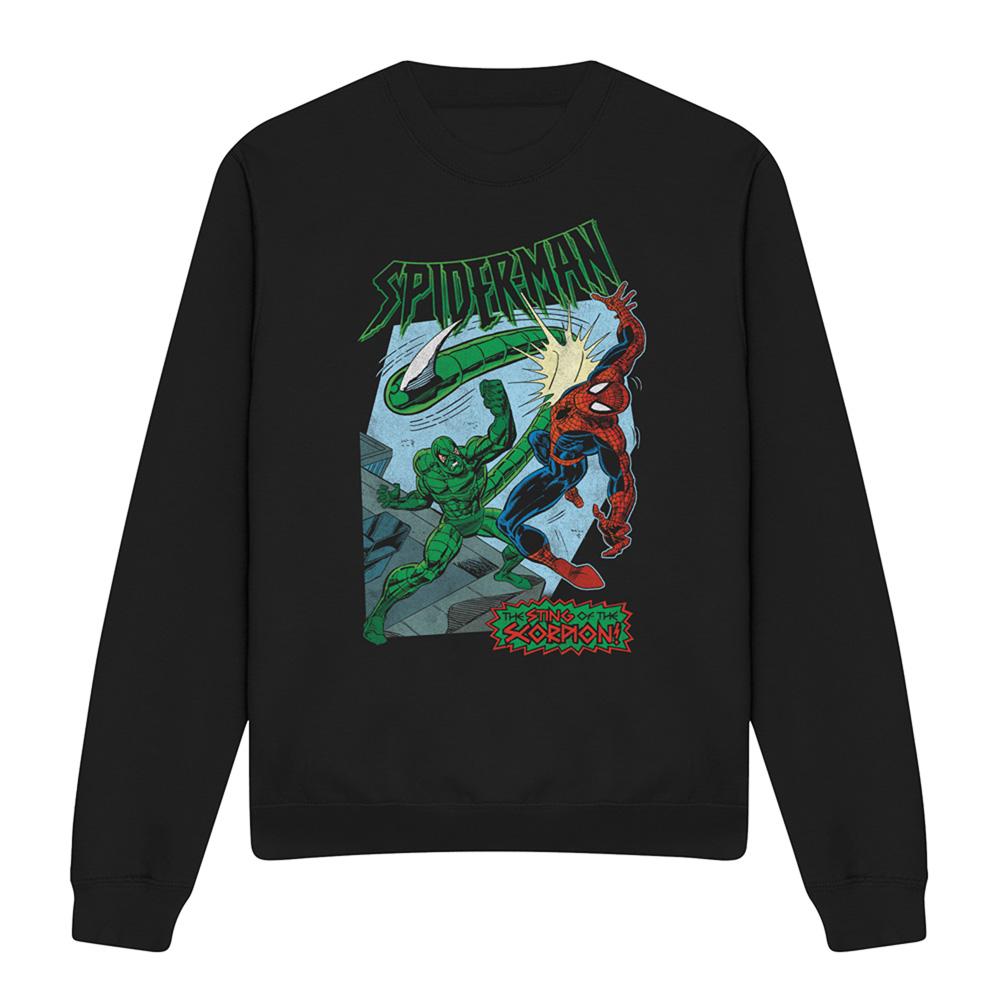 Spider-Man Unisex Adult Sting Of The Scorpion Sweatshirt