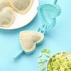 3PCS Heart-Shaped Dumpling Mold Plastic Dumpling Maker Household Dumpling Making Tool Press Mold Kitchen Accessories