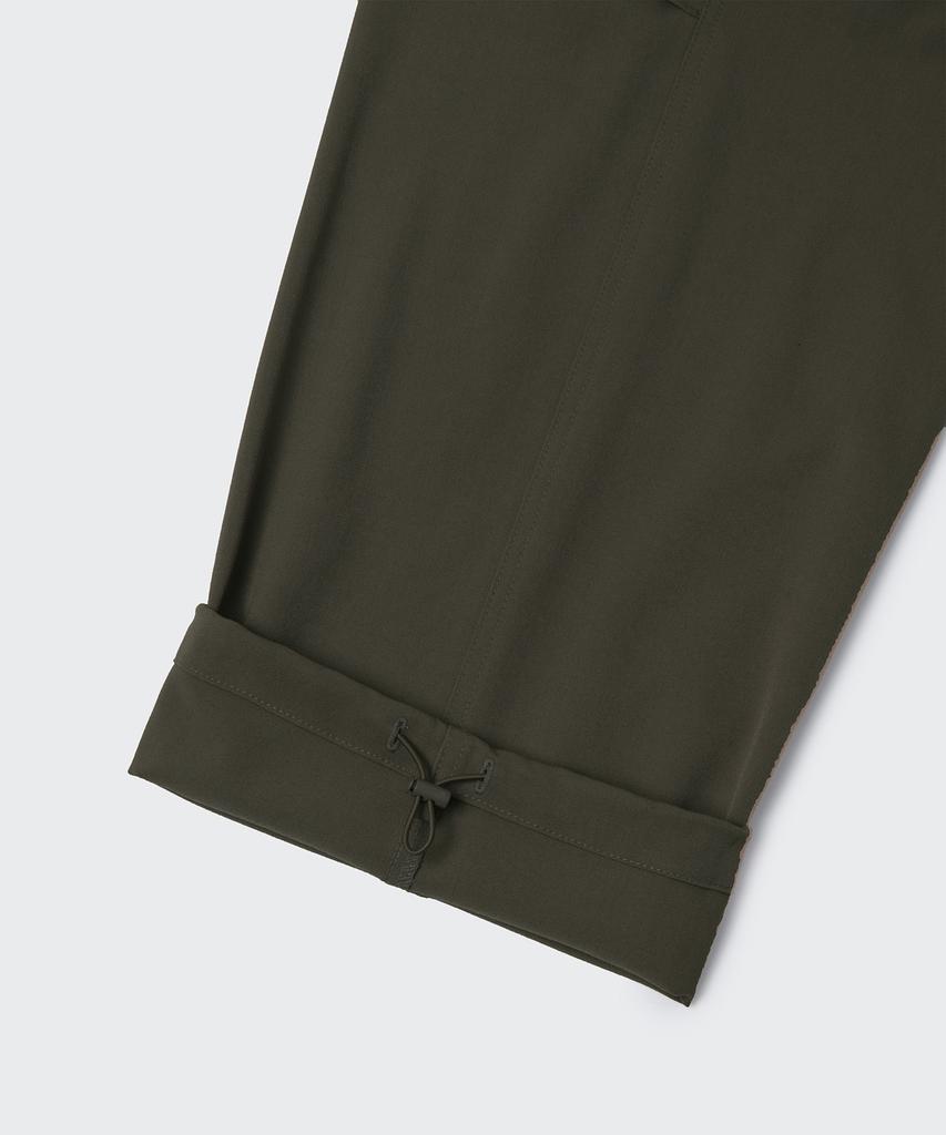 MUSINSA STANDARD Parachute Banding Cargo Slacks [Dusty Khaki]