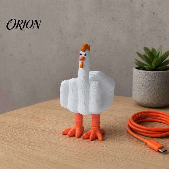 Whimsical Desk Decoration Funny Duck/Chick Figurine, Creative Resin Animal Statue Desktop Ornament, Gift for Duck Lovers Sculpture Home Office Decor,