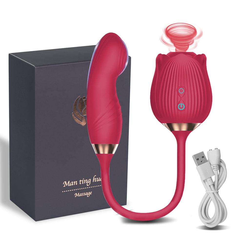 Rose Sucking Licking Vibrator for Women Dildo Clit Sucker Nipple Clitoris Stimulation Vibrators Female Sex Toys for Adults 18+