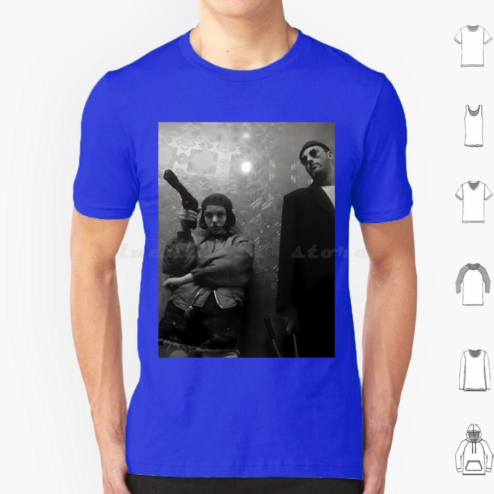Leon The Professional Midcentury Retro Movie Poster T Shirt 6xl Cotton Cool Tee Leon Leon The Professional Movie The