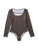 Azura Exchange Strappy Hollow-out Leopard Bodysuit