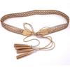 Women'S Decorative Belt Vintage Hollow Out Lace Belt Woven Tie Belt Elegant For Outdoor Activities Hanfu Dresses