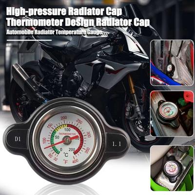 Radiatora vāciņš 1,8 automašīnas augstspiediena radiatora pārsegs ar temperatūras mērītāju, automobiļiem modificētu degvielu