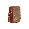 Coach X Mint X Serf Collaboration Rogue 12 Mini Crossbody Bag Men Bags Brown Rust CD681-OGT