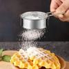 Flour Sifter for Baking, Flour or Powdered Sugar Shaker Duster with Handle, Stainless Steel Baking Tools Dusting Flour Sieve