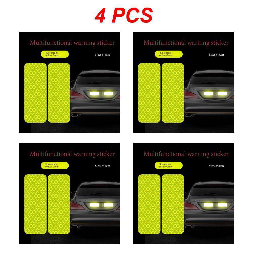 1 ~ 5 bucăți autocolante reflectorizante pentru bara de protecție a autovehiculului benzi reflectorizante de avertizare autocolante reflectoare de siguranță