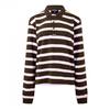 Polo a righe a maniche lunghe da donna WRSTBHVR