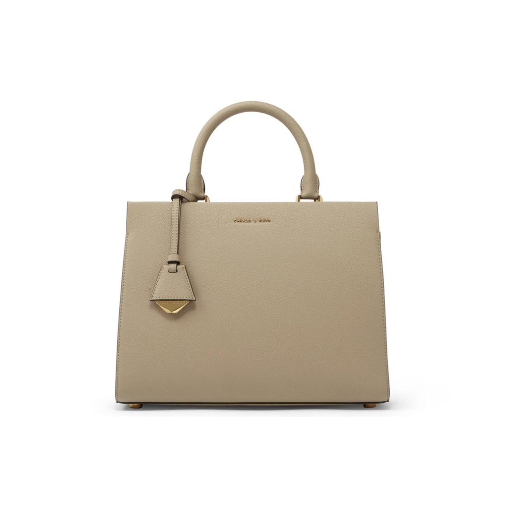 CHARLES&KEITH Pu Charles Keith Bag Handbag Large Women's Sand / Brick / Black (Unisex) Handbags CK2 50160095 2