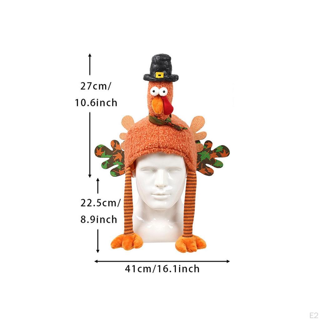 Adult Thanksgiving Hat Costume Accessories Party Supplies Fall Christmas Decoration