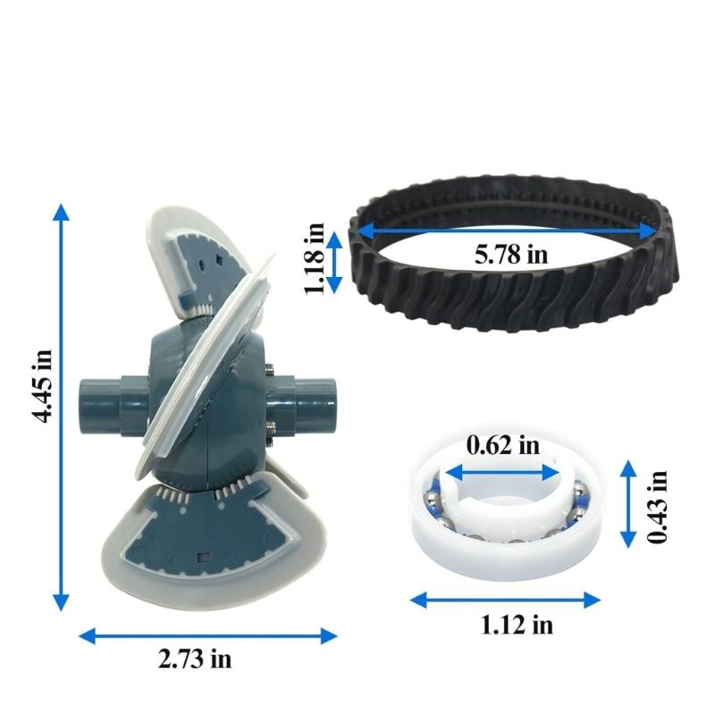 Plastic Suction Cleaner Engine Assembly Replacement Pool Cleaners Bearing Belt Plastic Texture Suitable for MX6 MX8