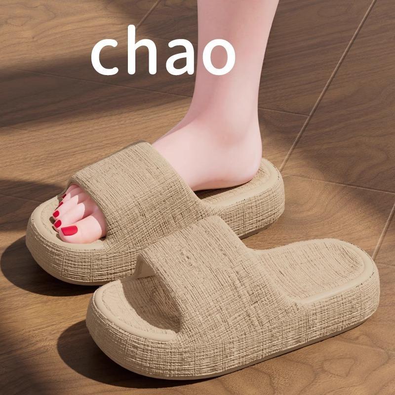 Damen Weiche EVA Dicksohlige Hausschuhe Outdoor Strandsandalen Hausschuhe für Damen, Sand Slip On Bequeme Sandalen, Niedliche Hausschuhe