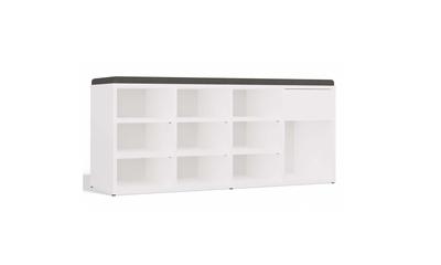 Open Shoe Cabinet Tallin White