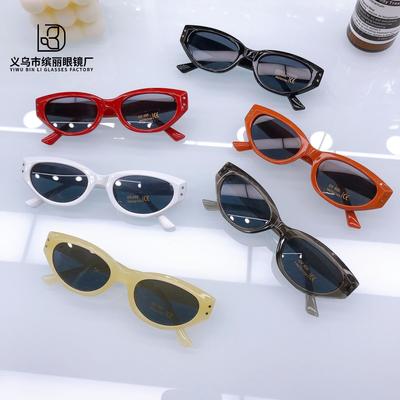 Children'S Sunglasses Sunglasses Foreign Style Personalized Fashion Summer Sun Protection Uv Protection Concave Shape Versatile Glasses