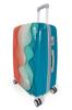 coral high Colorful Patterned PC Large Size Suitcase (70cm) 16803