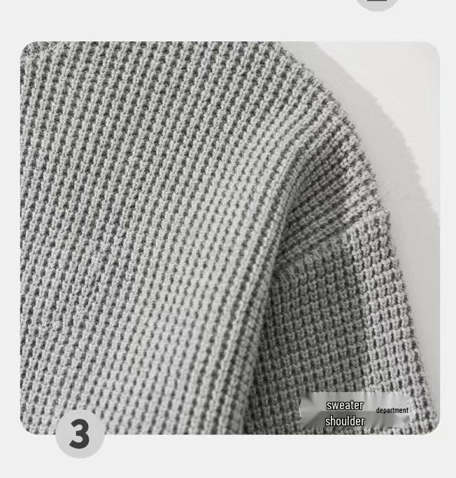 Boys' Thin Knit Cardigan Sweater, Medium/Large Sizes, Trendy Spring/Autumn Jacket