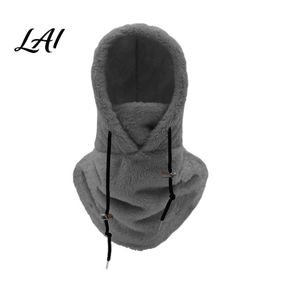 Motorcycle Riding Neck Warmer Balaclava Fleece Ski Mask Winter Windproof Arctic Velvet Thermal Face Cover Comfortable for Outdoor Sports Cycling