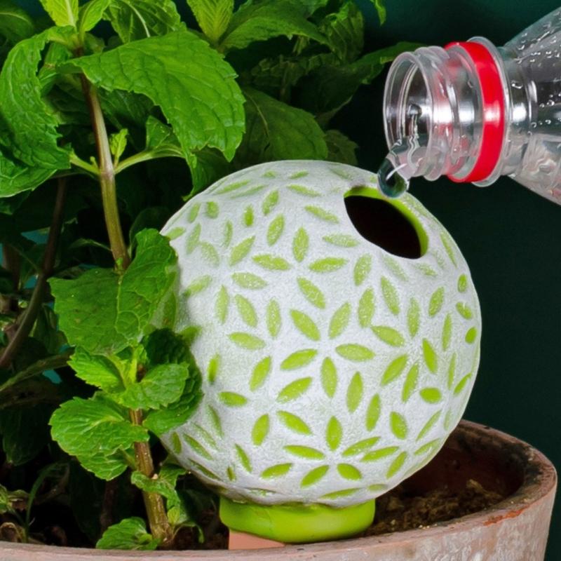 4 st Självvattnande Planteringsinsats Växtvattningsglober Terrakotta Vattningsspikar Automatisk Vattenbevattningsanordning