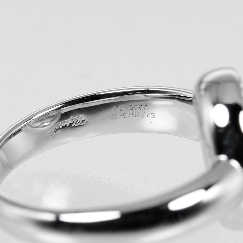 Chopard Happy Diamond Ring K18 White Gold/diamond #4.5(US Size) 6.2g Women Used