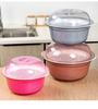 Large Kitchen Double-Layer Drain Basket with Lid for Fruit & Vegetable Washing and Storage