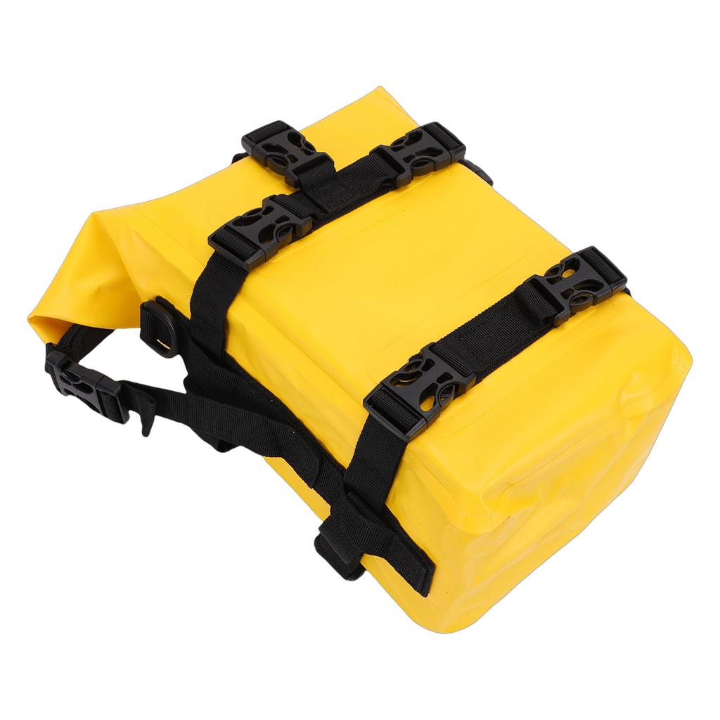 Motorcycle Bumper Bag PVC 5 To 8L Water Proof Quick Release Motorcycle Side Bag Motorbike Storage Carry Bag with Straps for Outdoor