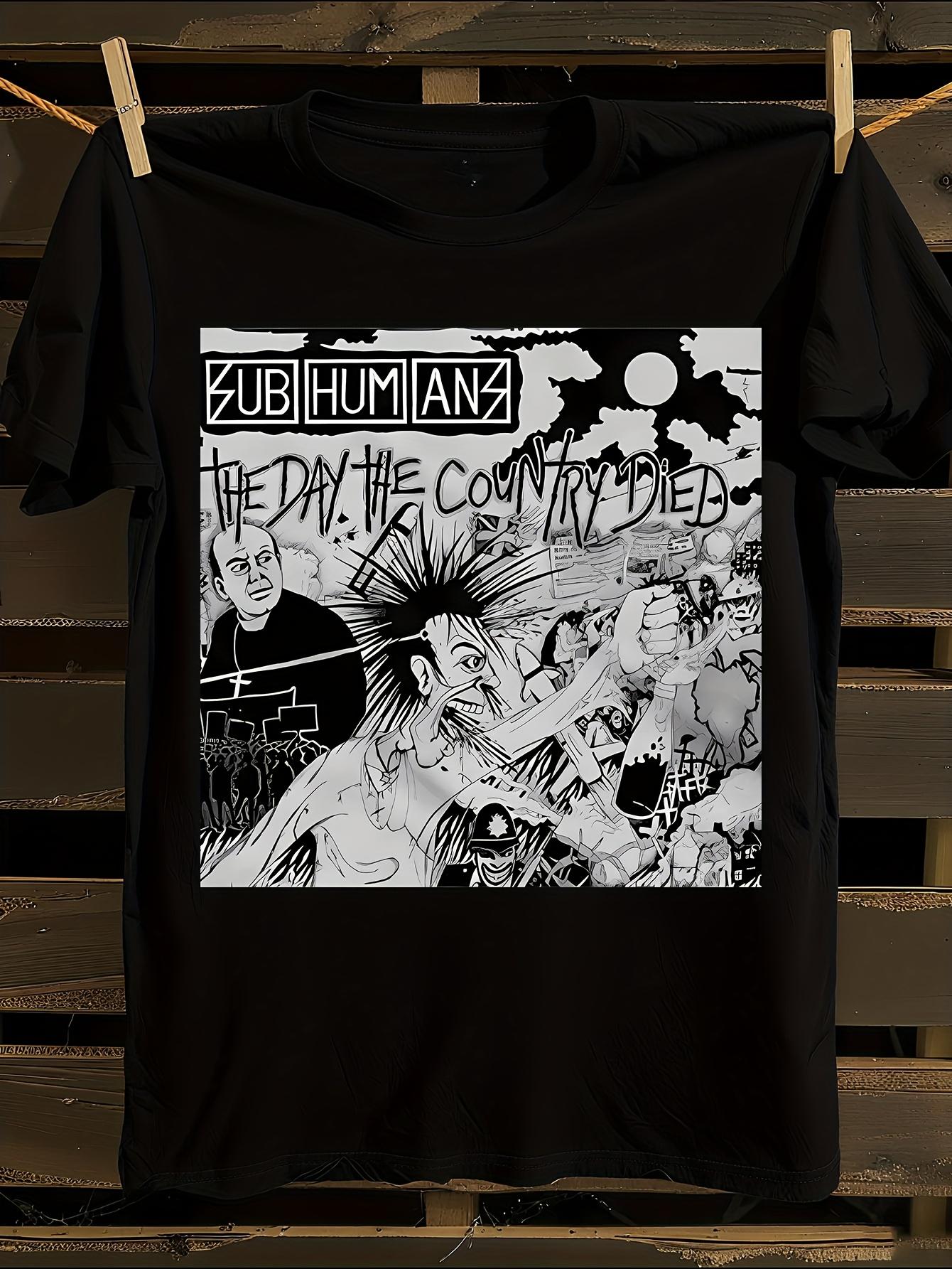 

s Edition The Day the Country Died Subhumans Album Logo T-Shirt M