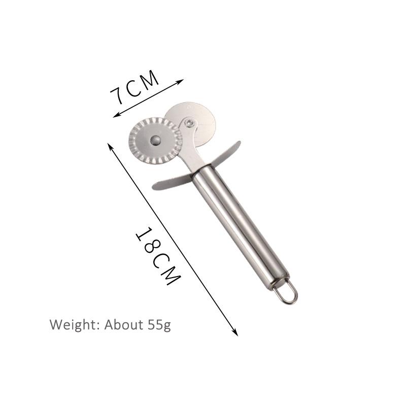 Stainless steel pizza cutter Pastry roller cutter Round knife pizza shovel Cake shovel baking utensils Kitchen accessories