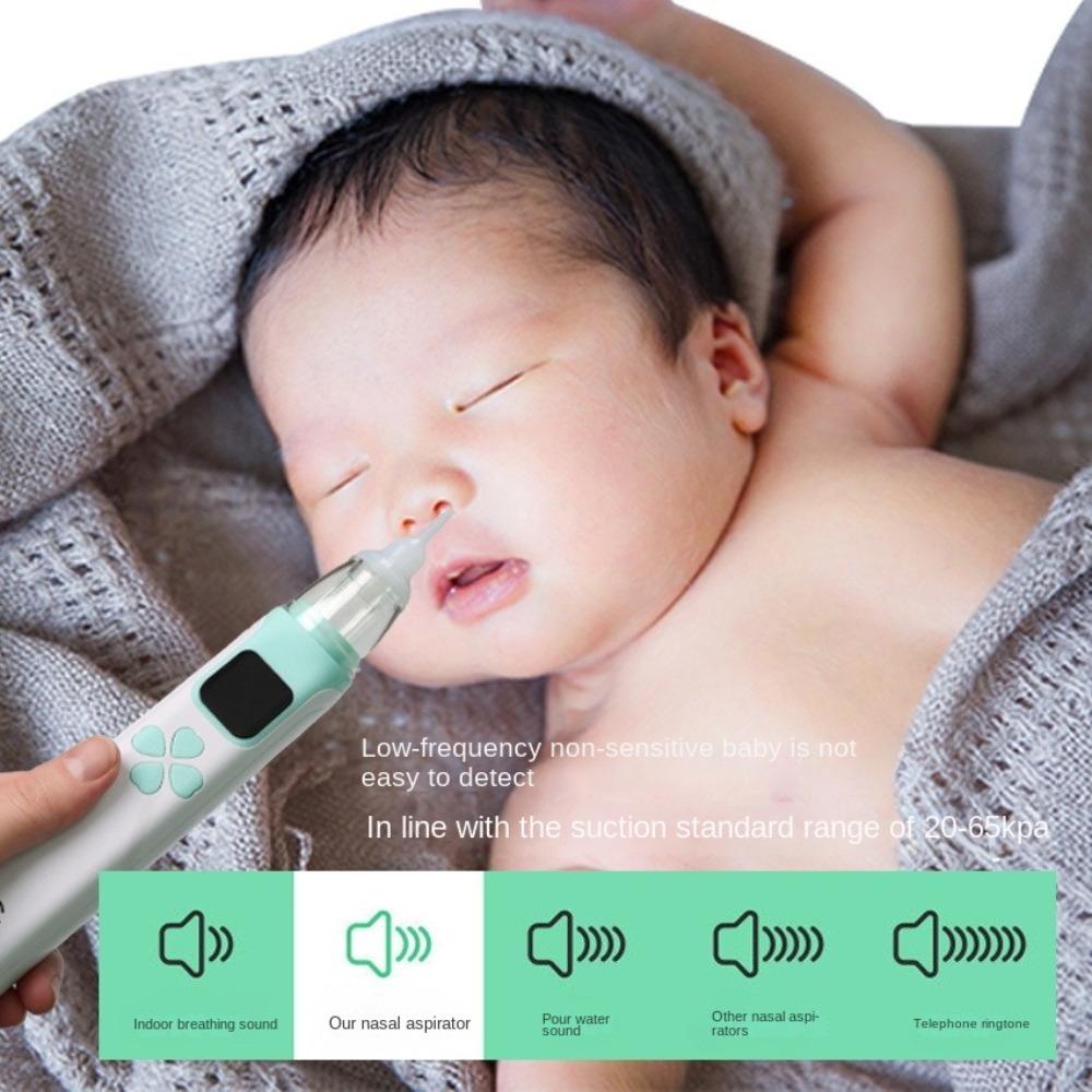 Safety Baby Nasal Inhaler Silent Nose Cleaner Gentle Baby Nasal Aspirator  For Newborns