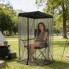 Outdoor Folding Chair Mosquitoes Net Portables Chair Canopies Breathable Mosquitoes Tent For Camping And Fishing
